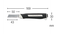 Nóż monterski dł. ostrza 43mm Mini Knife for Cables TAJIMA - 2