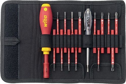 Wkrętaki śrubokręty izolowane zestaw slimVario 16 cz WIHA 2831T16 36068