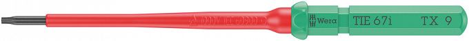 Wymienny trzpień izolowany VDE 67 i TORX 9 WERA 05006533001