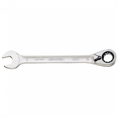 Klucz płaski z grzechotką oczkową odchylony Profil-UD 12 mm  Nr 7 UR 12 GEDORE 2297299
