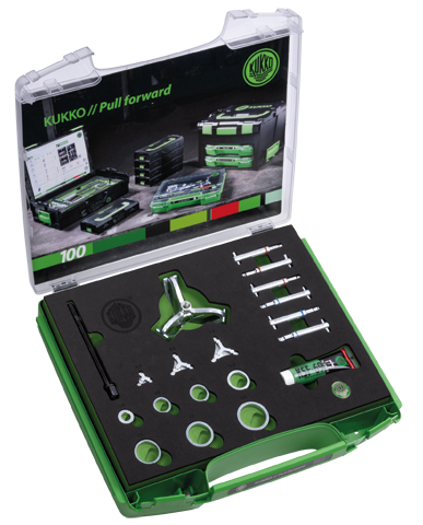 Zestawy ściągania do łożysk kulkowych 10-30mm PULLPO KUKKO K-70-A