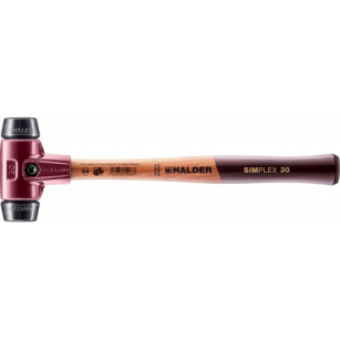 Młotek z miękkim bijakiem SIMPLEX, gumowy 30mm HALDER 3002.030