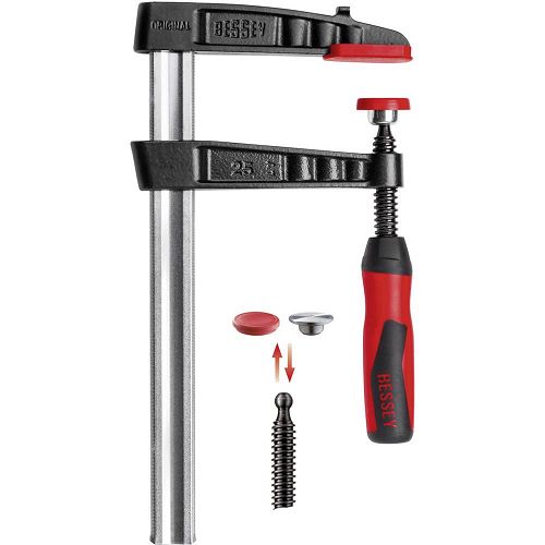 Ścisk  śrubowy stolarski  żeliwny 100/50mm Original BESSEY TG10-2K