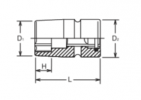 Nasadka antywibracyjna 34mm Koken - 2