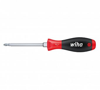 Wkrętak śrubokręt płaski PZ2 100mm SoftFinish Philips z trzonem sześciokątnym i nasadką sześciokątną 00777 WIHA