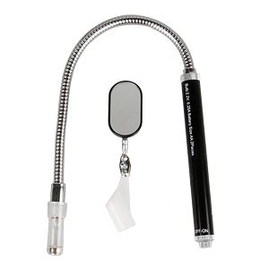 Lusterko inspekcyjne + magnes + latarka, długość 450 mm KING TONY 9TQ02