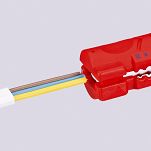 Zestaw ściągacz z kabli przewodów okrągłych NYM 16 90 130 SB + ściągacz z kabli przewodów płaskich i NYM 16 64 125 SB KNIPEX 145577 - 6