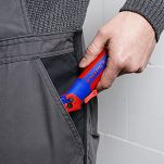 Nóż do Ściągania Izolacji Stopka KNIPEX 16 50 145 SB - 9