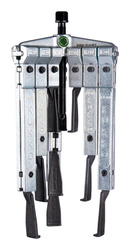 Ściągacz 3-ramienny uniwersalny ze smukłymi ramionami w zestawie KUKKO 30-20-SP