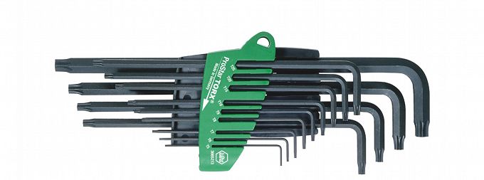 Zestawy kluczy trzpieniowych w uchwycie ProStar TORX®, 13-cz. oksydowany chemicznie 24312 WIHA