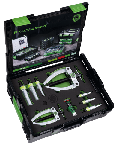 Zestaw do wyciągania łożysk kulkowych KUKKO 25-A