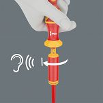 Rekojeść izolowana dynamometryczna nastawna 1,7-3,5Nm do wymiennych trzpieni VDE WERA 05074757001 - 6