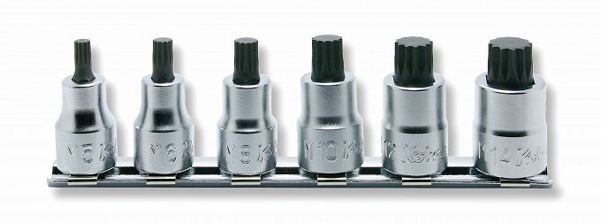 Zestaw nasadek M5-M14 trzpieniowych XZN dwunastokątnych 38 KOKEN