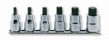 Zestaw nasadek M5-M14 trzpieniowych XZN dwunastokątnych 38 KOKEN