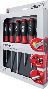 Wkrętaki śrubokręty zestaw PŁ, PH, PZ SoftFinish WIHA 26113 302 HK 601
