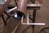 Ścisk śrubowy ślusarski stalowy 400/120mm GZ z pokrętłem BESSEY GZ40K - 4