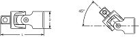 Przegub Cardana 3/4