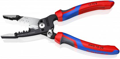 Wielofunkcyjne szczypce dla elektryków 7 w 1 Model amerykański WireStripper KNIPEX 13 72 8