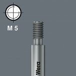 Bit maszynowy PH 2 x 44,5mm z gwintem M5 WERA 05065114001 - 2
