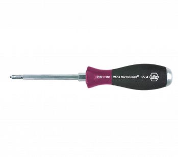 Wkrętak śrubokręt krzyżowy PH3 150mm MicroFinish do pobijania z masywnym kołpakiem stalowym 29151 WIHA