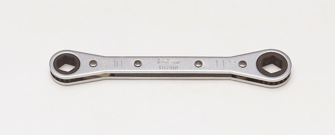 Klucz oczkowy z grzechotką 7x8mm, 6-kątny, dł. 108mm KOKEN