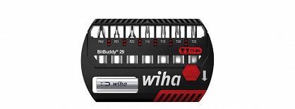 Zestaw bitów BitBuddy®, bit TY 29 mm Phillips, Pozidriv, TORX® 8-cz. 1/4" 42139 WIHA