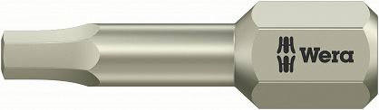 Bit imbusowy 1/8" krótki ze stali nierdzewnej WERA 05071062001