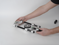 Przyrząd rozdzielający z szybkomocującym wrzecionem naciskowym KUKKO 17-0 - 2