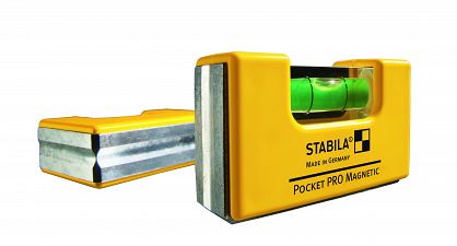 Poziomica kieszonkowa "Pocket Pro Magnetic" z uchwytem Stabila 17768