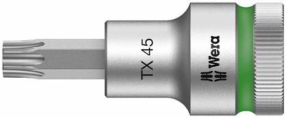 Nasadka 1/2" trzpieniowa TX 45 długość 60mm HF z funkcją przytrzymywania WERA 05003835001