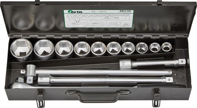Zestaw nasadek 3/4