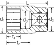 Nasadka 3/8