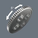 Grzechotka Zyklop Speed 1/4” w zestawie calowym 8100 SA 4 WERA 05003535001 - 7