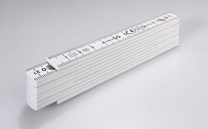 Miara składana z tworzywa sztucznego 1m biała TYP 1100 STABILA 01704